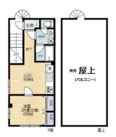 東大島駅 徒歩13分 3階の物件間取画像